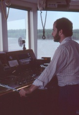 Piloting the Mississippi Queen